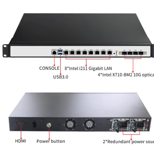 Appliance ProSBC+ SBC40XG - frontal branco e traseira com fontes redundantes