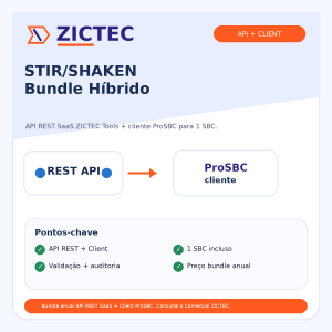 STIR/SHAKEN API REST + Client ProSBC — Bundle SaaS Híbrido Anual
